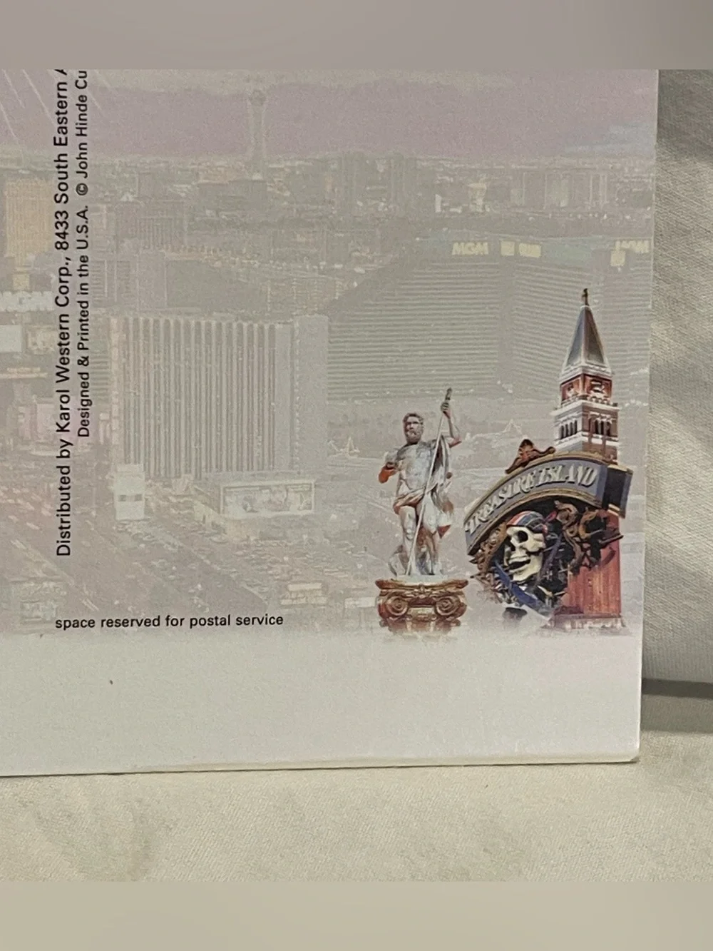 Postcard  Las Vegas Hotel Casino Treasure Island  Pirate Nevada Vintage